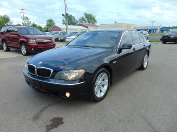 2006 BMW 750I LEATHER V8 LOADED MOON NEWER TIRES CLEAN IN/OUT BLACK... for sale in Union Grove, WI – photo 2