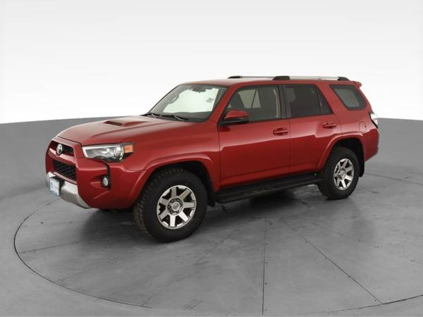 2015 Toyota 4Runner Trail Sport Utility 4D suv Red - FINANCE ONLINE... for sale in Worcester, MA – photo 3