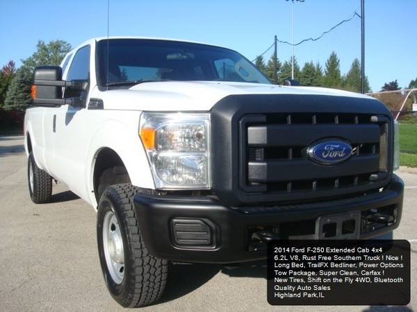 2014 Ford F-250 SuperDuty 4X4 Ext Cab Long Bed 4x4 F250 F350 1 Owner for sale in Highland Park, WI – photo 17