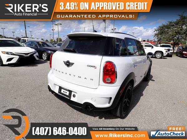 $184/mo - 2016 Mini Cooper S Countryman Base - 100 Approved! - cars... for sale in Kissimmee, FL – photo 10