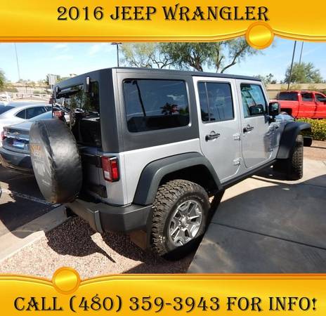 2016 Jeep Wrangler Unlimited Rubicon - Low Rates Available! for sale in Avondale, AZ – photo 3