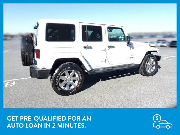 2017 Jeep Wrangler Unlimited Sahara Sport Utility 4D suv White for sale in Revere, MA – photo 9