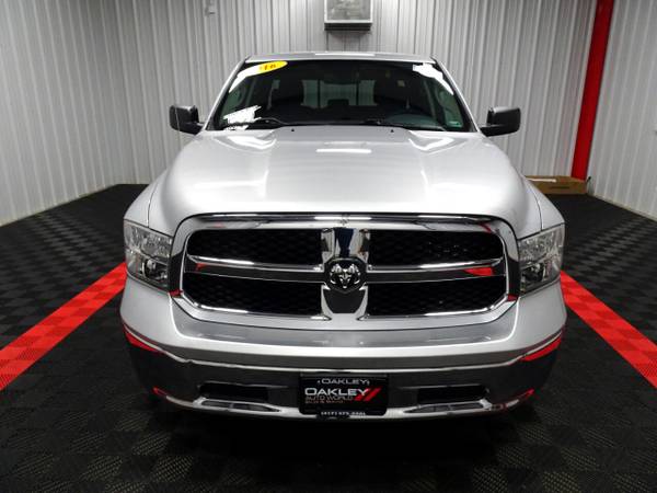 2016 RAM 1500 4WD Quad Cab SLT pickup Silver - cars & trucks - by... for sale in Branson West, MO – photo 7