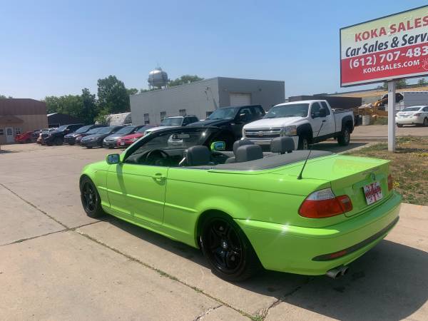 2004 BMW 330CI convertible Only 130K Miles M3 rims Lime green for sale in Osseo, MN – photo 23