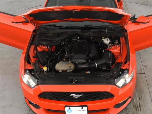 2017 Ford Mustang EcoBoost Premium Convertible 2D Convertible RED - for sale in Atlanta, CA – photo 4