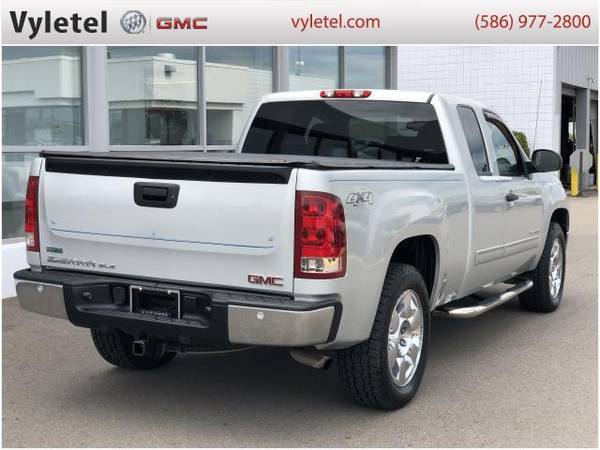 2011 GMC Sierra 1500 truck 4WD Ext Cab 143.5 SLE - GMC Pure Silver... for sale in Sterling Heights, MI – photo 3