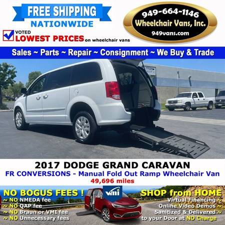 2017 Dodge Grand Caravan SE Wheelchair Van FR Conversions - Manual for sale in LAGUNA HILLS, NV – photo 3
