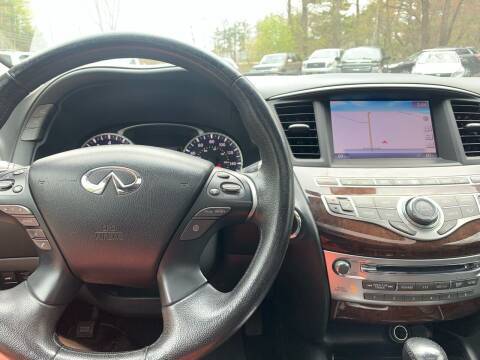 15, 999 2013 Infiniti JX35 AWD SUV Dual Roofs, DVD Systems for sale in Belmont, NH – photo 9