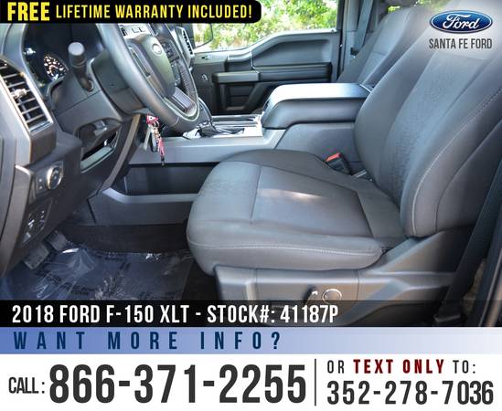 2018 FORD F150 XLT 4WD Touchscreen - Camera - Cruise Control for sale in Alachua, FL – photo 13