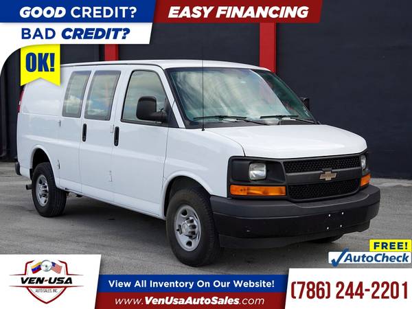 2017 Chevrolet Express Cargo 2500 3dr Cargo Van FOR ONLY $343/mo! -... for sale in Miami, FL – photo 4