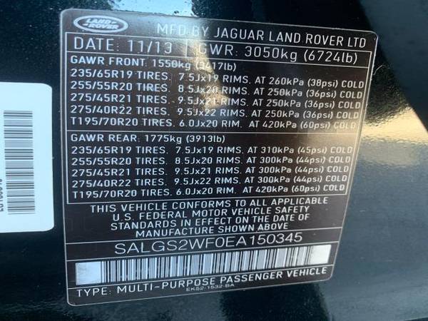 2014 Land Rover Range Rover 3.0L V6 Supercharged HSE - cars & trucks... for sale in Orlando, FL – photo 20