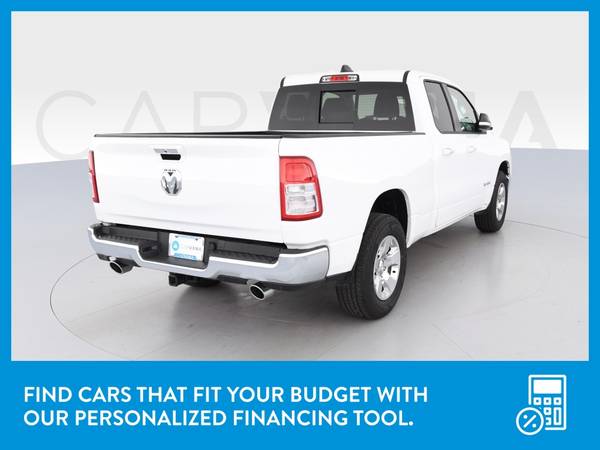 2020 Ram 1500 Quad Cab Big Horn Pickup 4D 6 1/3 ft pickup White for sale in Long Beach, CA – photo 8