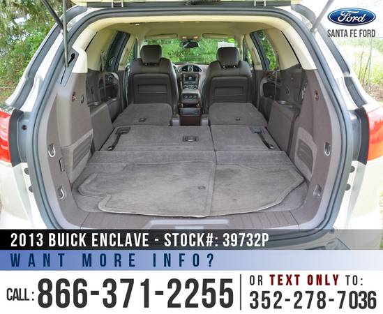 *** 2013 Buick Enclave SUV *** Homelink - Leather Seats - Remote Start for sale in Alachua, FL – photo 22