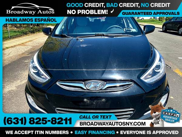 2014 Hyundai Accent Sdn Auto GLS FOR ONLY 132/mo! for sale in Amityville, NY – photo 3