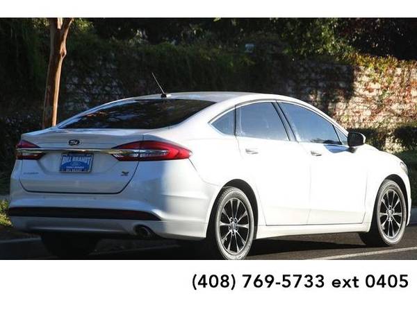2017 Ford Fusion sedan SE 4D Sedan (White) for sale in Brentwood, CA – photo 3