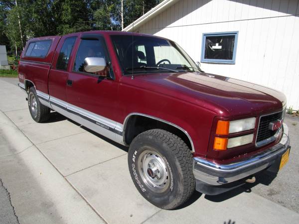 1994 GMC Sierra 1500 xcab 4x4 with a matching topper....NICE... for sale in Anchorage, AK – photo 2