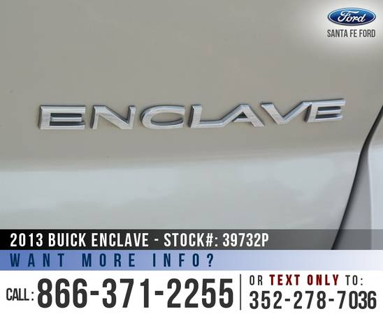 *** 2013 Buick Enclave SUV *** Homelink - Leather Seats - Remote Start for sale in Alachua, FL – photo 9