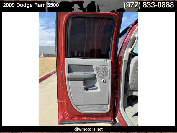 2009 Dodge Ram 3500 SLT 4X4 Dually Diesel - cars & trucks - by... for sale in Lewisville, TX – photo 20