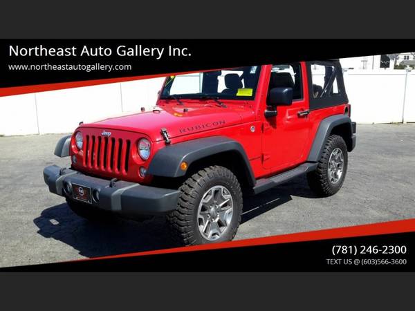 2014 Jeep Wrangler Rubicon 4x4 2dr SUV with - - by for sale in Wakefield, MA