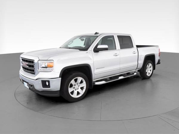 2015 GMC Sierra 1500 Crew Cab SLT Pickup 4D 5 3/4 ft pickup Silver -... for sale in Baltimore, MD – photo 3