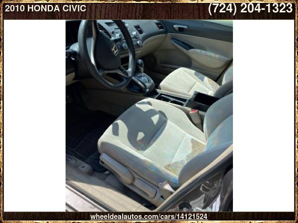 2010 HONDA CIVIC LX - - by dealer - vehicle automotive for sale in New Kensington, PA – photo 10
