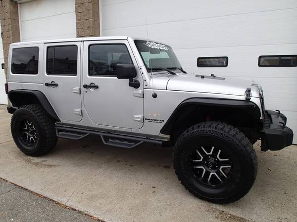 2012 Jeep Wrangler Unlimited 6 cyl, auto, lifted, New 35's - cars &... for sale in Chicopee, NY – photo 4