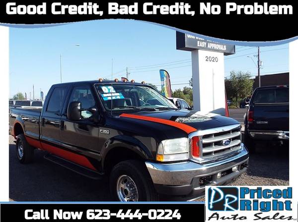 2002 4x4 Ford F350 Super Duty Lariat Turbo Diesel*1st Time Buyers* for sale in Phoenix, AZ