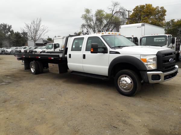 2015 FORD F550 CREW CAB ROLLBACK TOW TRUCK - - by for sale in San Jose, CA – photo 5