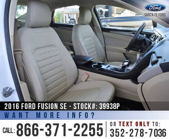 *** 2016 Ford Fusion SE *** SYNC - Bluetooth - Touchscreen - Camera for sale in Alachua, GA – photo 22