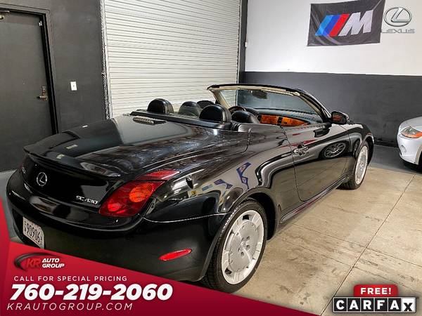 2004 LEXUS SC430 CONVERTIBLE CLEAN CARFAX - - by for sale in Palm Desert , CA – photo 3