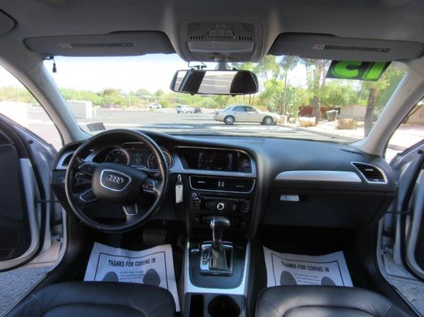 2013 Audi A4 2.0T Premium FrontTrak sedan Ice Silver Metallic - cars... for sale in Tucson, AZ – photo 6