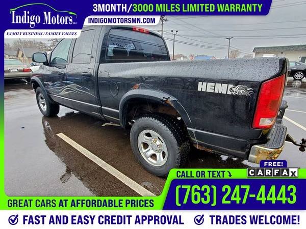 2005 Dodge Ram 1500 SLT 3mo 3 mo 3-mo 3000 mile warranty PRICED TO for sale in Ramsey , MN – photo 4