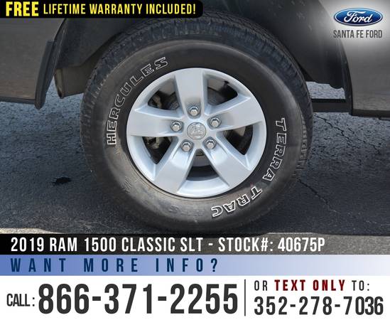 *** 2019 Ram 1500 Classic SLT *** Camera - Flex Fuel - Bluetooth -... for sale in Alachua, FL – photo 8