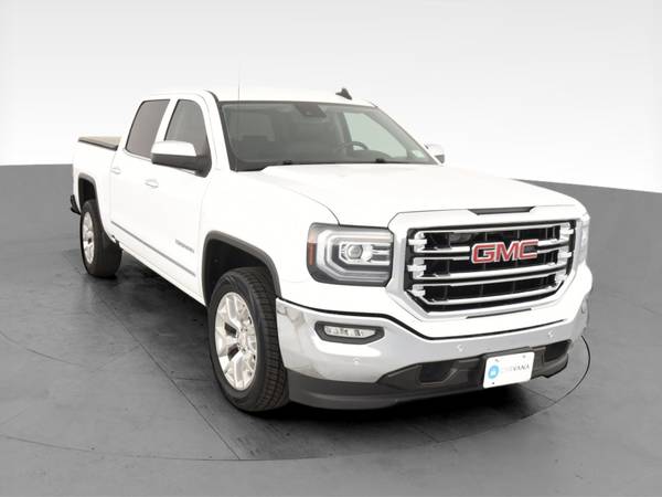 2016 GMC Sierra 1500 Crew Cab SLT Pickup 4D 5 3/4 ft pickup White -... for sale in Arlington, District Of Columbia – photo 16