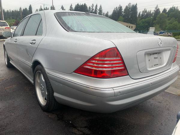 2002 Mercedes Benz S500: SUPER Clean AMG Features! - cars & for sale in Lynnwood, WA – photo 7