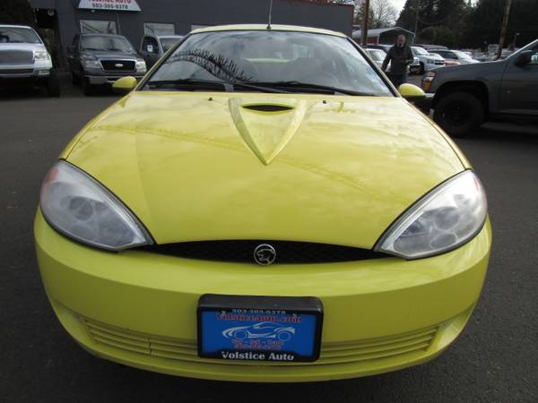 2001 Mercury Cougar 3dr Cpe V6 YELLOW 5 SPD 1 OWNER - cars & for sale in Milwaukie, OR – photo 4