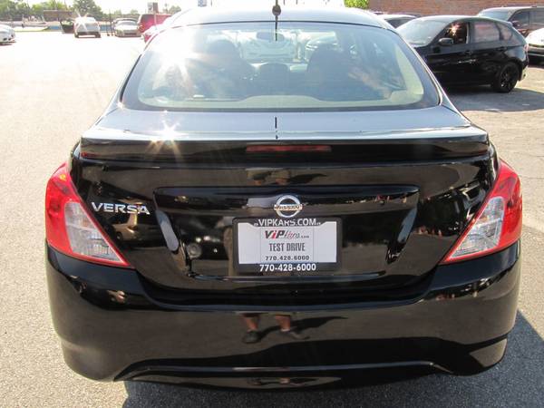 2018 *Nissan* *Versa Sedan* *S Plus CVT* Super Black for sale in Marietta, GA – photo 8