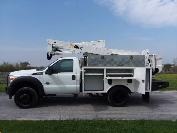 2012 Ford F550 42 Altec AT37G 4x4 Automatic Diesel Bucket Truck for sale in Gilberts, OH – photo 4