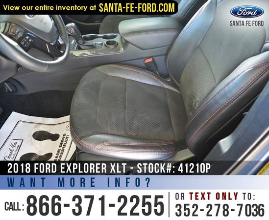2018 FORD EXPLORER XLT Camera, Leather/Suede Seats, WiFi for sale in Alachua, FL – photo 12