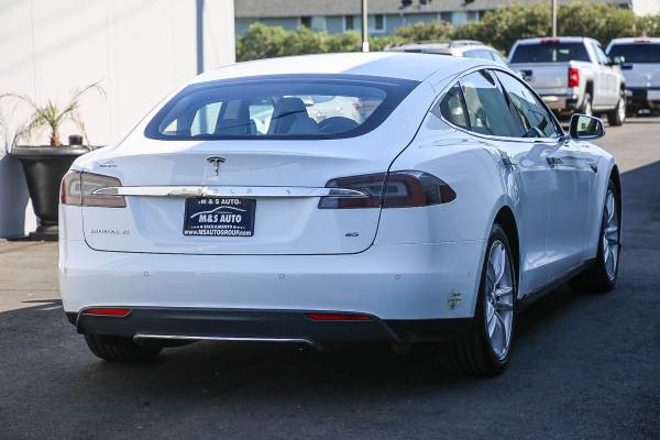2014 Tesla Model S P85 hatchback White - - by dealer for sale in Sacramento , CA – photo 6
