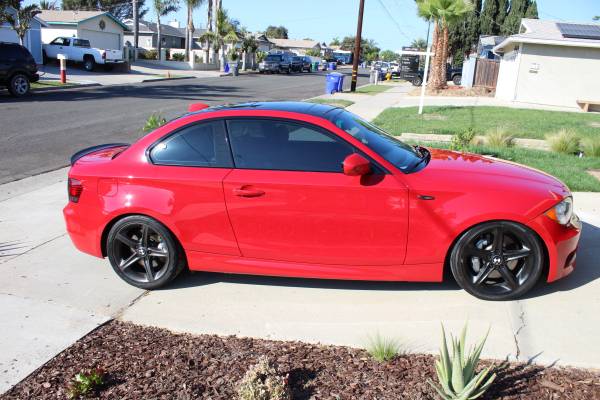 2011 BMW 135I Msport 6 MT Crimson Red canyon carver/DD, 62,214 Miles... for sale in Oceanside, CA – photo 10