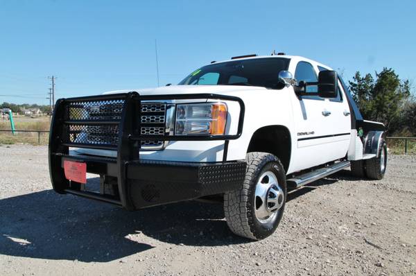 2014 GMC 3500 DENALI DUALLY*DURAMAX*FLATBED*RANCH... for sale in Liberty Hill, TX – photo 2