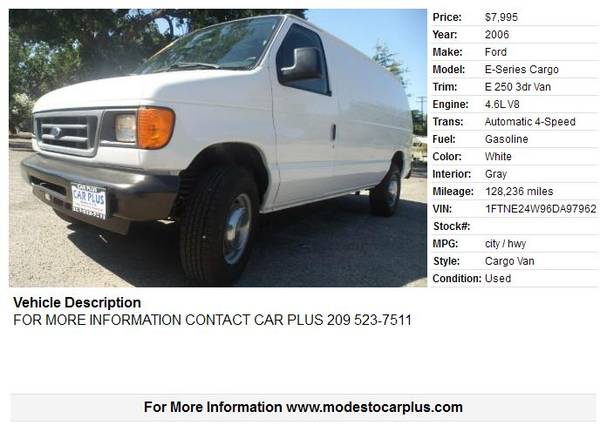 2013 CHEVROLET EXPRESS 2500 FULL SIZE CARGO VAN FLEX FUEL ONE OWNER for sale in Modesto, CA – photo 14