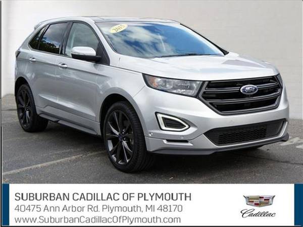 2015 Ford Edge SUV Sport - Ford Ingot Silver Metallic for sale in Plymouth, MI – photo 7