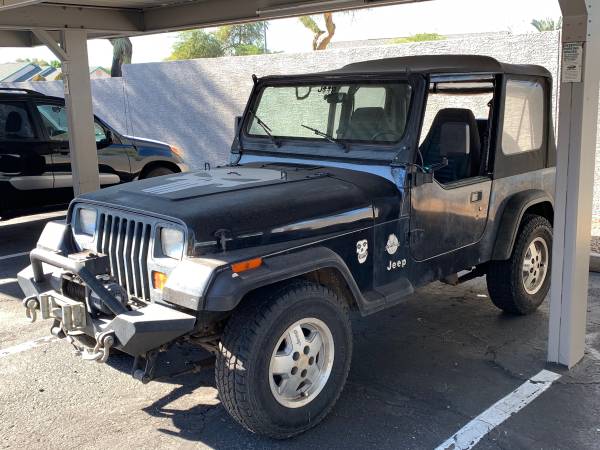 94 Jeep YJ Wrangler 2.5L 4x4 - cars & trucks - by owner - vehicle... for sale in Phoenix, AZ – photo 4