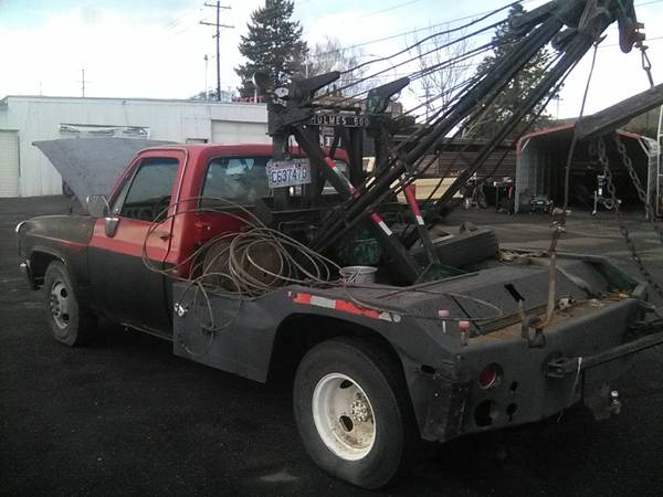 82 CHEVY 1-TON TOW TRUCK - cars & trucks - by owner - vehicle... for sale in Yakima, WA – photo 3