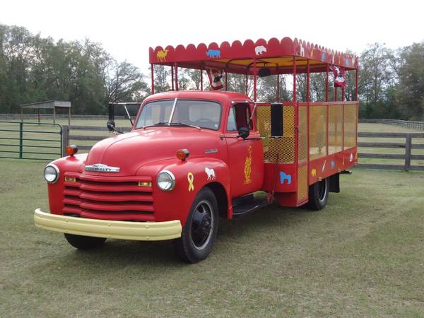 Classic Antique 1953/55 Chevrolet Whip-Ride Circus Truck for sale in Lake City , FL – photo 5