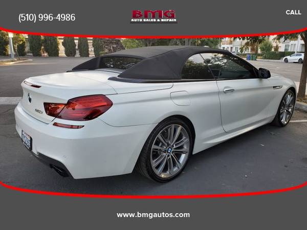 2014 BMW 6 Series 650i Frozen Brilliant White Edition Convertible 2D... for sale in Fremont, CA – photo 6