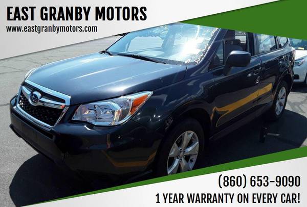2016 Subaru Forester 2.5i AWD 4dr Wagon CVT - 1 YEAR WARRANTY!!! -... for sale in East Granby, CT