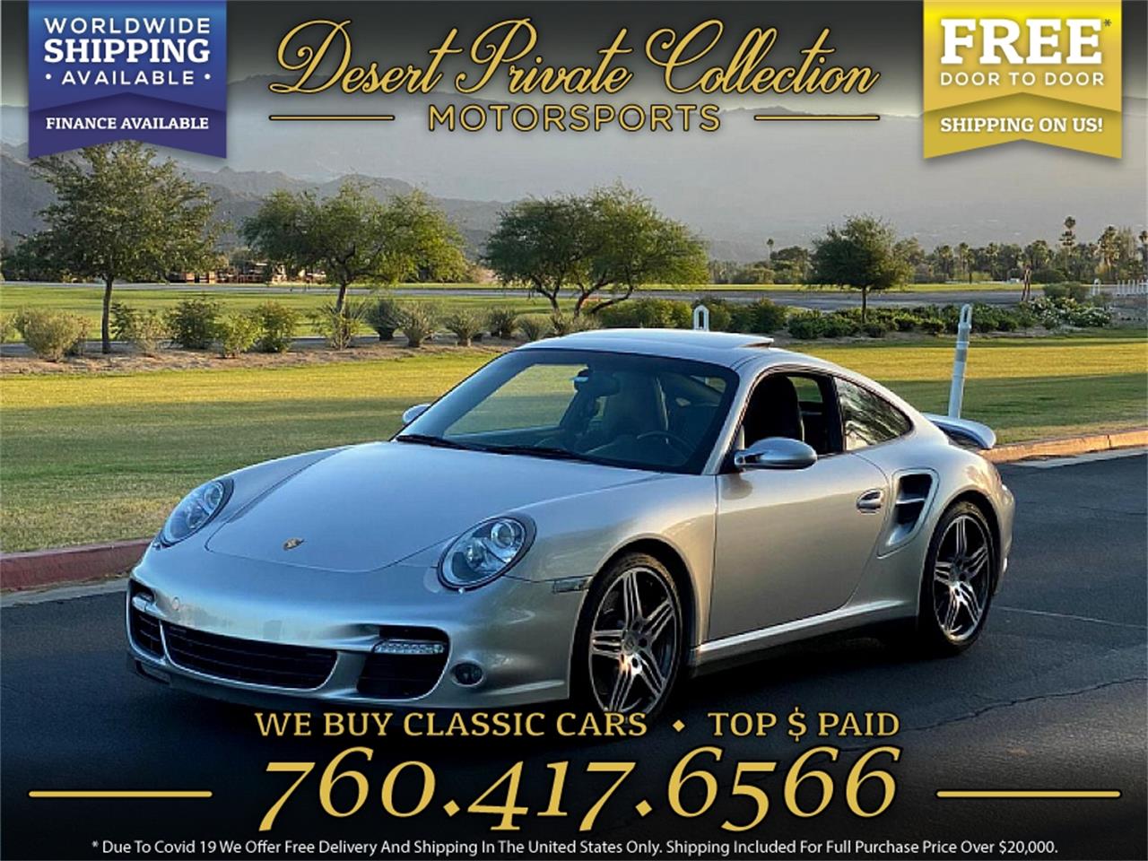 2007 Porsche 911 Turbo for sale in Palm Desert , CA – photo 3